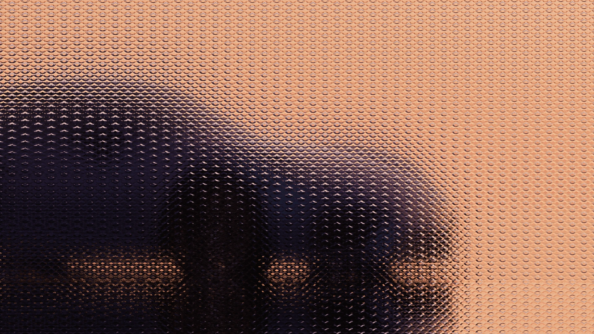 Abstract perforated surface casting a soft shadow over a dark automotive form